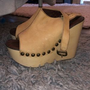 jeffrey campbell woody’s sandal wedges